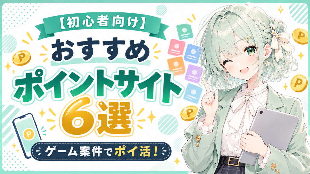 【ポイ活】おすすめポイントサイト【招待コードあり】